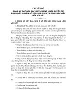 Chuyên đề Đăng ký đất đai, cấp giấy chứng nhận quyền sử dụng đất, quyền sở hữu nhà ở và tài sản khác gắn liền với đất