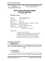 SKKN Một vài biện pháp chỉ đạo nâng cao chất lượng giải toán có lời văn, dạng bài :Tìm hai số khi biết hiệu số và tỉ số của hai số đó cho học sinh lớp 5