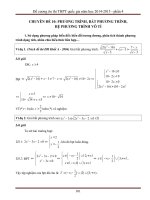 Đề cương ôn thi THPT quốc gia năm học 20142015  phần 4