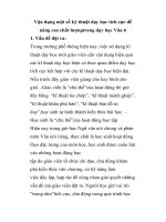 Vận dụng một số kỹ thuật dạy học tích cực để nâng cao chất lượngtrong dạy học Văn 6