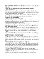 một số thành tựu của vật liệu