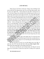 Công tác tham gia xây dựng Đảng của đoàn thanh niên Cộng sản Hồ Chí Minh Huyện Đồng Hỷ