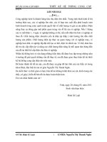 ĐỒ ÁN CUNG CẤP ĐIỆN   THIẾT KẾ HỆ THỐNG CUNG CẤP ĐIỆN