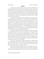 Đồ án Thiết kế tổ chức thi công công trình thủy điện Sơn La