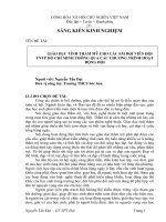 GIÁO DỤC TÍNH THẨM MỸ CHO CÁC EM ĐỘI VIÊN ĐỘI TNTP HỒ CHÍ MINH THÔNG QUA CÁC CHƯƠNG TRÌNH HOẠT ĐỘNG ĐỘI