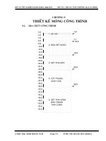 đề tài trung tâm thương mại an bình phần thiết kế móng công trình