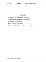 Bài tập lớn   Môn: Công nghệ kim loại