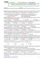 Ôn thi vật lí Đh - Hạt nhân phóng xạ, vi mô, vi mô
