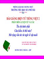 LTVC: Từ chỉ tính chất,...