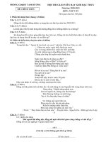 Đề thi GVG Tam Dương 2011 môn văn