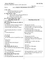 Giáo Án Mỹ Thuật 5