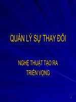 Quản lý sự thay đổi nhà trường