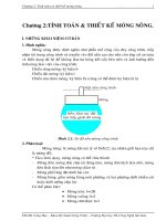 tính toán và thiết kế móng nông