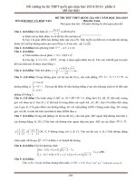 Đề cương ôn thi THPT quốc gia năm học 20142015 phần 5 (đề thi thử)