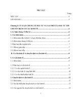 Tác động của đầu tư đối với sự chuyển dịch cơ cấu kinh tế ở việt nam