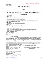 Giáo án Sinh học 6 (trọn bộ)