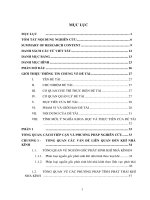 Nghiên cứu đánh giá hiện trạng và dự báo phát thải các khí nhà kính tại TP.HCM và đề xuất các giải pháp giảm thiểu