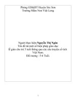 Sáng kiến kinh nghiệm Giáo dục lễ giáo cho trẻ 5 tuổi bằng truyện cổ tích