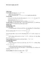 đê thi tốt nghiệp 2011