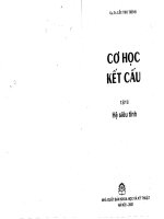 cơ học kết cấu phần hệ siêu tĩnh