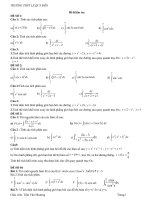 NHỮNG ĐỀ TÍCH PHÂN HAY THI  NHẤT