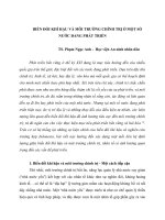 Biến đổi khí hậu và môi trường chính trị