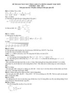 Đề thi máy tính Casio huyện Ngọc Hiển năm 2010 - 2011