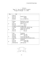 GIÁO ÁN  LỚP 1TUẦN 22