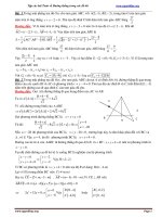 Tổng hợp bài giảng về đường thẳng trong oxy