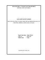 SKKN Một số sai lầm của học sinh trung bình khi giải các phương trình lượng giác cơ bản