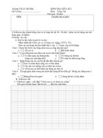 Đề KT giữa kì 2 TV