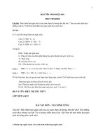 Tổng hợp bài tập và đáp án môn học tài chính công