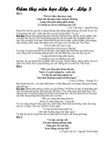 Cảm thụ văn học lớp 4,5