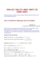 Cực trị hàm nhiều biến