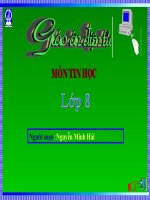 BÀI 8: CÂU LỆNH LẶP VỚI SỐ LẦN CHƯA BIẾT TRƯỚC