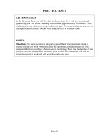 PRACTICE TEST toeic 2