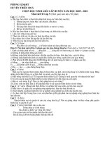 Đề thi HSG GDCD lop 9 co đáp án