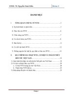 Tiểu luận Tổng quan về WTO và ảnh hưởng của nó tới Việt Nam
