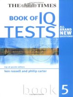 Các bài tập tests IQ dành cho con bạn