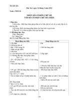 GA tuần 23 theo cấu trúc của sở