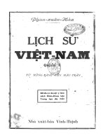 Lich Su Viet Nam - Phan Xuan Hoa - 1952