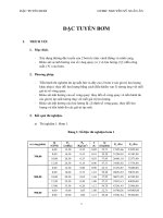 THÍ NGHIỆM VÀ BÁO CÁO ĐƯỜNG ĐẶC TUYẾN BƠM