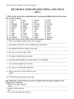 de thi hoc sinh gioi khoi 10 he 3 nam