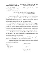 Công văn tuyên truyền ĐH Đảng XI