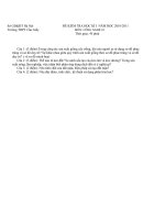 Kiem Tra 15 phut, 45 phut, hoc ki 1 Công Nghê