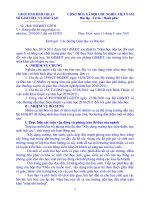 Hướng dẫn bổ sung nhiệm vụ năm học