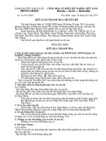 Kết luận thanh tra chuyên đề sau tết Tân Mão