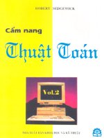 Cẩm nang thuật toán  Quyển 2