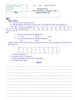 Đề kiểm tra chương III(Đại số 7 hay)