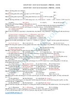 Bài tập dẫn suất PhelAncol